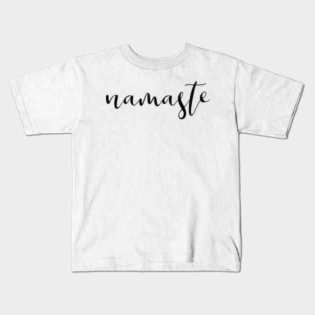 Namaste Kids T-Shirt by MakanaheleCreations